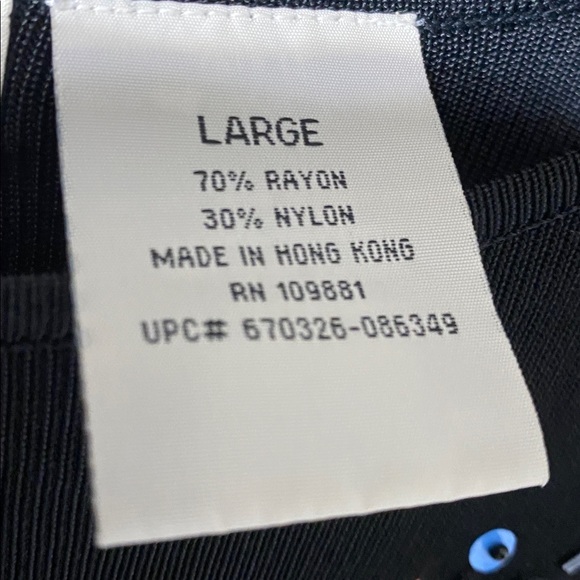 Lucia Burns black foral Embroidered & beaded sequin Top shirt blouse size LARGE - Picture 9 of 10